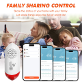 (GGBR) WIFI Temperature and Humidity Sensor Furnishing Temperature and Humidity Detector Intelligent Temperature Humidity Alarm. 