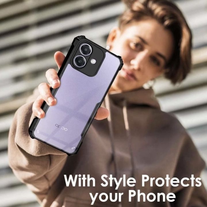 OPPO%20A3x%205G%20Clear%20Transparent%20Case%20with%20Anti-Yellow%20Bumper%20Edge%20Lightweight%20Protective%20Cover%20-%20Image%204