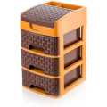 Mini Drawer Storage System Organizer For Home Office Parlor School Kitchen 3 Layer. 