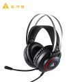 Golden Field  Gaming Headset H200 (Wired | HD Quality Audio | Microphone | RGB Light | 3.5mm & USB Jack). 