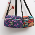 KOJA Mini Messenger Bag Waterproof Nylon Shoulder Strap Bag Graffiti Crossbody Bag. 
