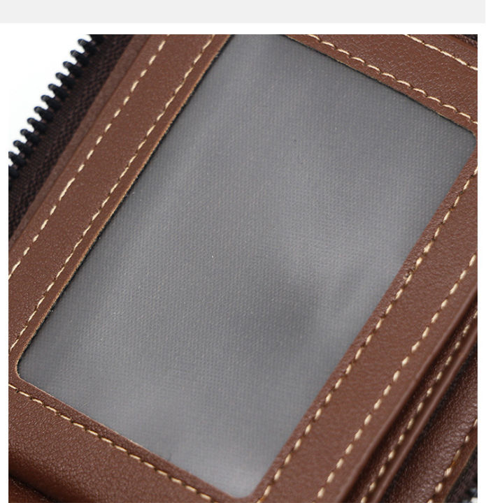 HOT%20MenBense%20Men's%20Short%20New%20Wallet%20Fashion%20Casual%20Large-Capacity%20Wallet%20Multi-Card%20Wallet%20Men's%20Retro%20Style%20PU%20Soft%20Leather%20Men's%20Zipper%20Coin%20Purse%20Dompet%20Lelaki%20Pendek%20Zip%20Beg%20Duit%20Syiling%20%E7%94%B7%E5%A3%AB%E9%92%B1%E5%8C%85%E7%9F%AD%E6%AC%BE%E9%9B%B6%E9%8C%A2%E5%8C%85%20-%20Image%207