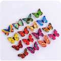 16 Pcs 3D Butterfly Wall Stickers Crafts Butterflies With Sponge Gum And Pins(Colour May Vary). 