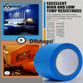 Difutagui Blue Painters Tape, 1/2 inch,3/4 inch,1 inch,2 inch, 60yds, Multi Size Painting Masking Tape, Clean Release Paper Tape for Home. 
