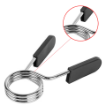 3 Pcs Standard 1.1 Inch/28mm Barbell Bar Clamps Spring Collar Clips Gym Weight Dumbbell Lock. 