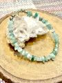 Crystal Chips Beads Green Aventurine Bracelet for Women  Healing Stone Elegant & Cute. 