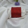 Jewels of Nepal Red Bangles / Chura / Churi For Women- 2 dozens (24pcs). 
