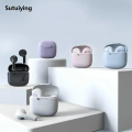 Sutuiying Macaroon Color A2 Earbuds Noise Reduction Bluetooth TWS Earphone 2025 DIY Wireless Headset Touch Control Build-in Mic. 
