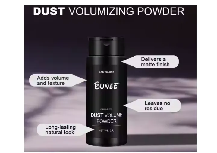 Bunee%20Matte%20Fluffy%20Hair%20Powder%20,%20Lightweight%20Volumizing%20And%20Texturizing%20For%20Thick%20,%20Full%20Hair%20With%20Long%20Lasting%20Hold%2025%20G%20-%20Image%202