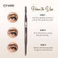 MARS OH Brow Eyebrow Pencil | Micro Precision Retractable with a Spoolie | Highly Pigmented | Smudge Proof & Water Resistance | Long-Lasting | Lightweight Eyebrow Pencil (0.1 gm). 