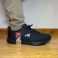 Black Sports Breathable Shoes for Men By Sneakers Point. 