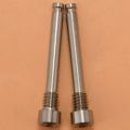 Titanium Bolts for Bicycle Disc Brake Pad Threaded Pin Inserts Screw for XT R XT Hydraulic Disk Caliper-Titanium. 