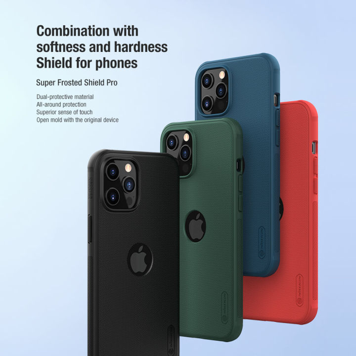 Nillkin%20Super%20Frosted%20Shield%20Pro%20Matte%20Cover%20Case%20For%20Apple%20iPhone%2012%20Pro%20Max%206.7%20(with%20LOGO%20cutout)%20-%20Image%208