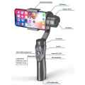 3-Axis Gimbal Selfie Stick Single Handheld Stabilizer for Phone Gimbal Smartphone. 