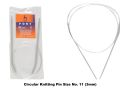 Poly Aluminium Circular Knitting Needles- 80 cm. 