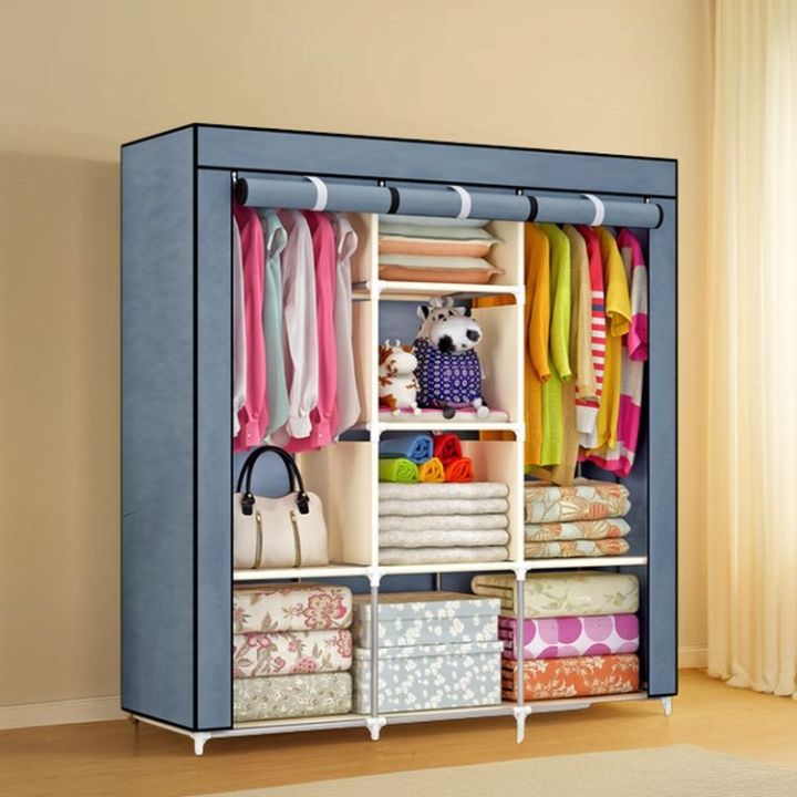 3-Door%20Foldable%20Plastic%20Wardrobe%20%7C%20DIY%20Non-Woven%20Portable%20Storage%20Cabinet%20for%20Bedroom%20%7C%20Easy%20Open%20Door%20Design,%20No%20Zipper%20Fabric%20Organizer%20%7C%20Cloth%20Daraz%20-%20Image%202