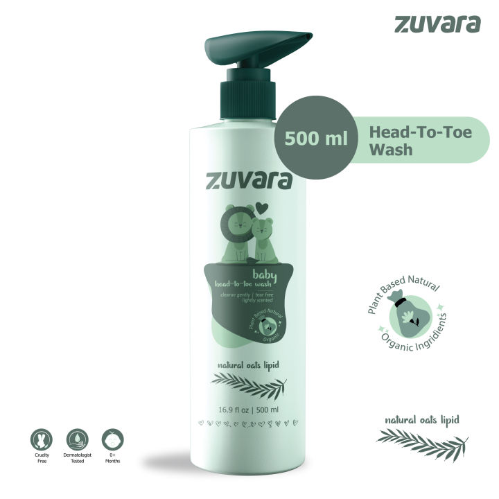 Zuvara Baby Head to Toe Wash - 500ml