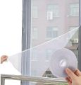 PVC Coated Mosquito Net for Windows with Tape Stitched Net Screen with Hook & Loop. 
