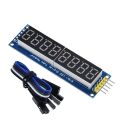 TZT TM1637 4 Bits / TM1638 / 74HC595 8 bit Digital LED Display Module 7 Segment 0.36Inch Clock RED Anode Tube Four Serial Driver. 