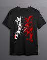 Naruto Anime Printed T-Shirt For Men And Women - Nine-Tailed Fox Aura Printed T-Shirts | Anime T-Shirts |. 