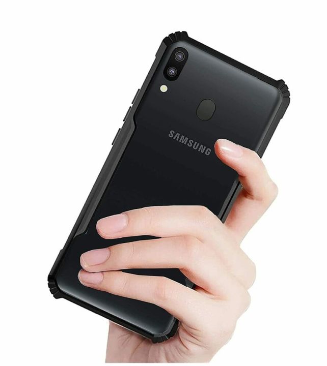 Transparent%20Back%20Cover%20Case%20with%20Black%20Border%20for%20Samsung%20Galaxy%20M20%20-%20Image%206