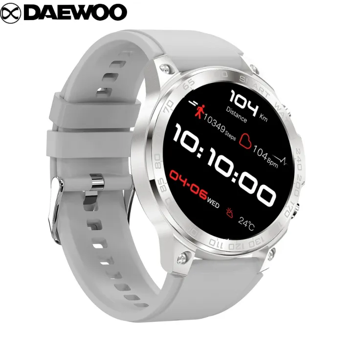 Daewoo%20Dream%20Series%20DM50%20Smartwatch:1.43"%20AMOLED%20HD%20Full%20Touch%20Screen,%20BT%20Call,%20BT%20Music,%20Blood%20Oxygen,%20NFC,%20Always%20On%20Display,%20Double%20Button,%20IP68%20Waterproof,%20400%20mah%20Battery,%20Siri%20Assistant,%20Lady%20Health%20-%20Image%202