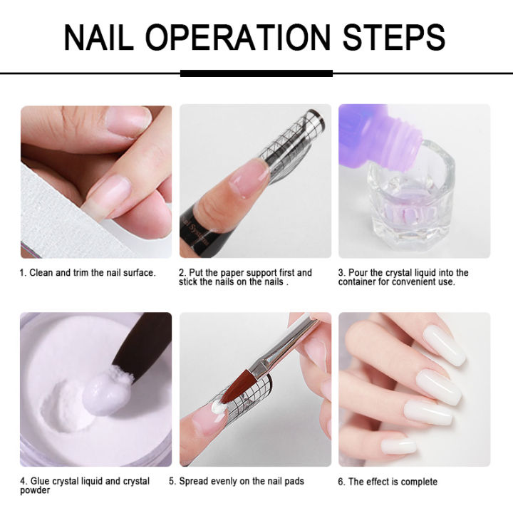 40ml%20Crystal%20Liquid%20With%2045ml%20Acrylic%20Powder%20Set%20Lnclude%20Pink%20White%20Transparent%20Acrylic%20Powder%20Kit%20Suitable%20Beginner%20Nail%20Kit%20-%20Image%205