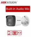 Hikvision 2MP AHD Smart Hybrid Light Audio Fixed Mini Bullet Camera (Need DVR Setup To Use DS-2CE16DOT-LPFS). 