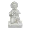 White Hanuman Statue For Dashboard. 