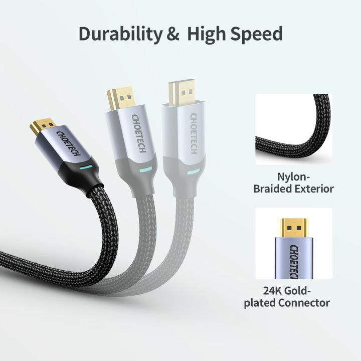 Xhh01%208K%20HDMI%202.1%20Cable%208K@60Hz%2048Gbps%20(2M/6.6FT)%20Braided%20Cable%20-%20Image%203