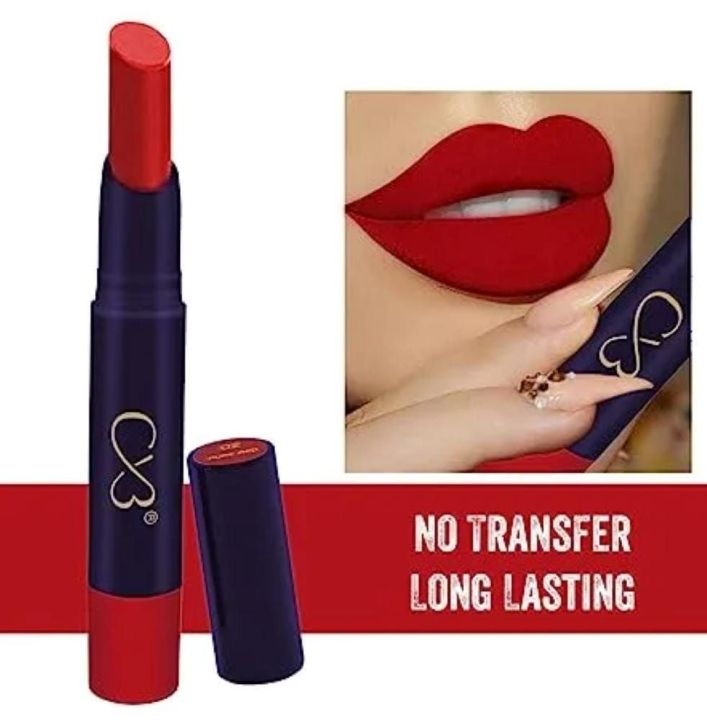 CVB%2002%20Pure%20Red%20Lip%20Lock%20No%20Transfer%20Matte%20Lipstick,%20Waterproof%20and%20Full-Pigmented,%20Transfer-Proof%20Smudge-Proof%20Lip%20Colour%20-%20Image%203