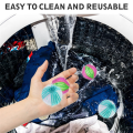 Reusable Pet Hair Removal Device Hair Removal Ball for Laundry, Effective Comfortable Laundry Pet Hair Catcher for Washing Machine. 