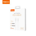 RECCI Type-C To Lighting PD Charging Data Cable. 