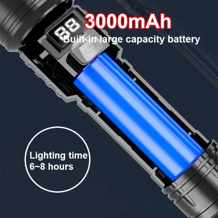 New%20Powerful%20Rechargeable%20LED%20Flashlight%20Super%20Bright%20Portable%20Long%20Shot%20Torch%20Built-in%20Battery%20Torch%20ABS%20Waterproof%20Camping%20Lantren%20-%20Image%204