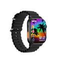 T8000 Ultra Smart Watch 1.90 (4.8 cm) Display, Bluetooth Calling HD Smart Watch, Sports Mode, Heart & SpO2 Monitoring, IP68, Fast Charging Smart Ultra 8 Series Watch (Black). 