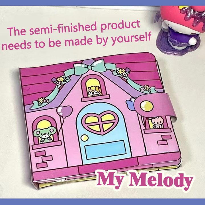 Cut%20Free%20Melody%20and%20Kuromi%20Diy%20Quiet%20Book%20Doll%20Paper%20Girl%20Cute%20Educational%20Handmade%20Toy%20Sanrio%20DIY%20Puzzle%20Sticker%20Busy%20Book%20for%20Kids%20-%20Image%207