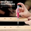 New 2.8mm Mechanical Pencil Deep Hole Marking Long Head Solid Carpenter Pencil Built-in Sharpener Metal Woodworking Marking Tool Woodworking Construction. 