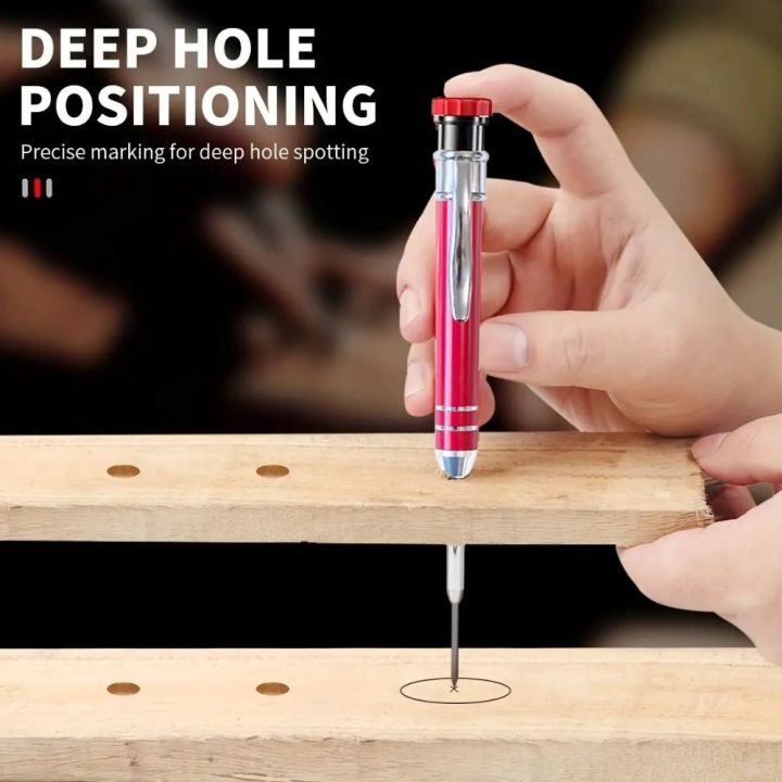 New%202.8mm%20Mechanical%20Pencil%20Deep%20Hole%20Marking%20Long%20Head%20Solid%20Carpenter%20Pencil%20Built-in%20Sharpener%20Metal%20Woodworking%20Marking%20Tool%20Woodworking%20Construction%20-%20Image%205