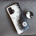 Oil Printed Back Case For Samsung Galaxy S20 FE (With Pop Socket). 