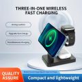 Dock Fast 381 Apple Stand Wireless 1 Max Pro 1415 iPhone Charging Station for VIKEFON3 Magnetic Charger Watch-AirPods for 13. 