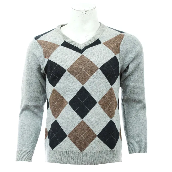 Sweater%20for%20Men%20%E2%80%93%20Grey%20Woolen%20Full%20Sleeve%20Argyle%20Pattern%20%7C%20Winter%20&%20Formal%20Wear%20Pullover%20-%20Image%202