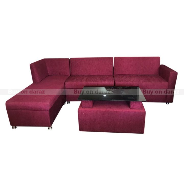 Sofa%20Set%20Maroon%20Sectional%20-%20Image%202