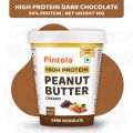 Pintola HIGH Protein Peanut Butter (Dark Chocolate) (Creamy, 1kg) | 30% Protein | High Fibre. 