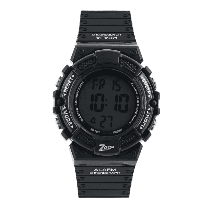 Zoop Black Dial Analog Watch For Kids- C4040Pp06