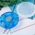 ARELENE 4X New Mini Resin Table Mold Silicone Mold Epoxy Mold Exhibition Table Mold DIY Crafting Tools(Molds Only). 