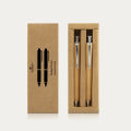 Bamboo Clicker Pen in Set of 2. 