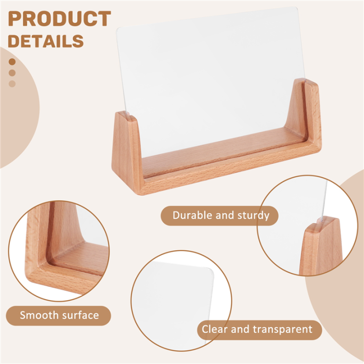 U-Shaped%20Acrylic%20Photo%20Frame%20Solid%20Wood%20Home%20Desk%20Decoration%20for%20Office/Bedroom/Living%20Room/Cafe%20-%20Image%206