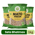 Mato Seto Bhatmas 1kg. 