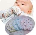 Cute and Colourful New Born Baby Hand Gloves 0 to 12 months (Pack of 4 Pairs Multi-colored. 