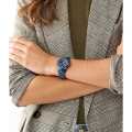 Fossil Blue Ceramic Business Watch For Women - CE1125. 